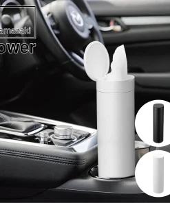 山崎実業 tower ボトル型蓋付きティッシュケース タワー