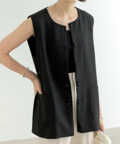 サマーツイードノースリーブベスト[mb]