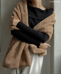 【TIME SALE 20%OFF】[2024-25 WINTER COLLECTION]フェイクファー&ボアマルチウェイストール