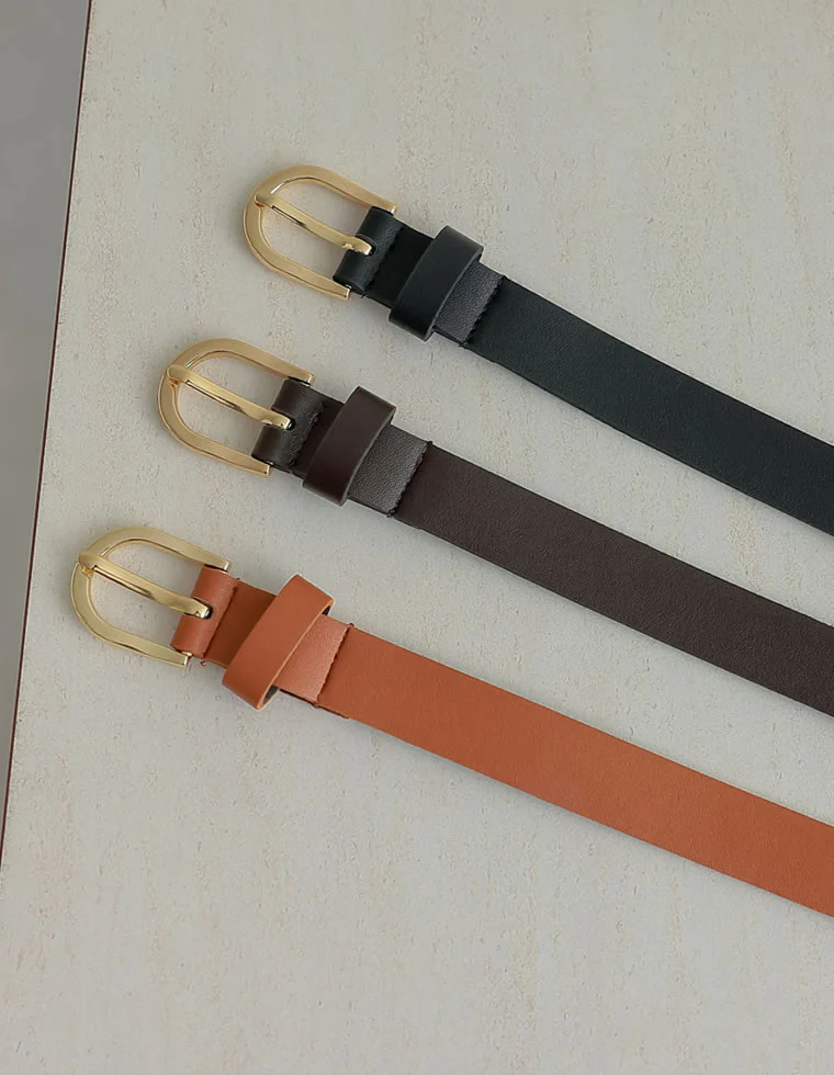 【TIME SALE 15%OFF】ゴールドバックルベルト - Image 6