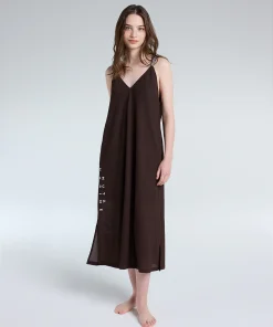 ストレッチメッシュ キャミワンピース [全2色]