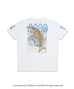 ［EVENT / WEB 限定］NAMIKO (NIBOSHI&) × muta MARINE Fishing Tシャツ (ハマフエフキ)
